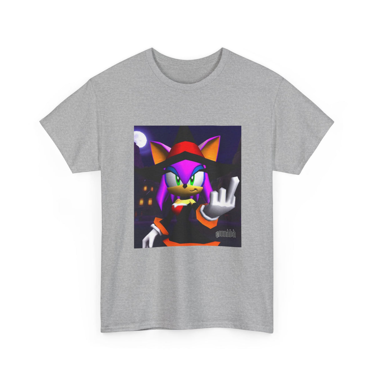 Witchy Sonic Character Giving Middle Finger