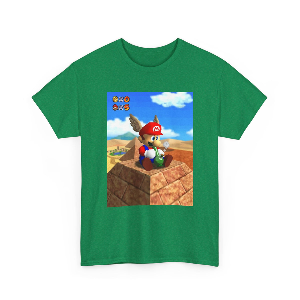 Wing Cap Mario Enjoying The Desert View Tee