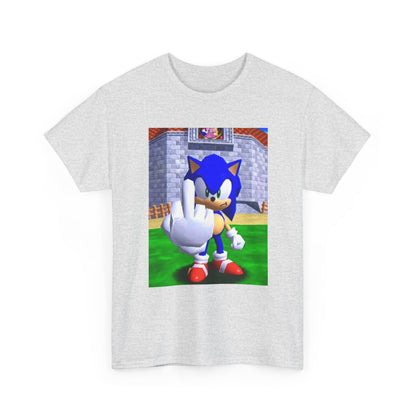 Sonic Flipping Off In The Castle Grounds