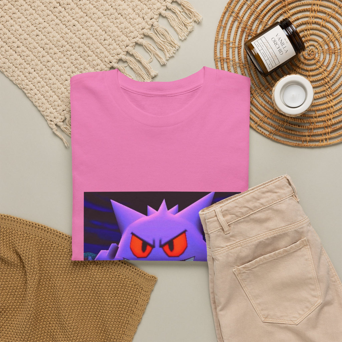 Gengar Flipping The Bird Halloween Tee