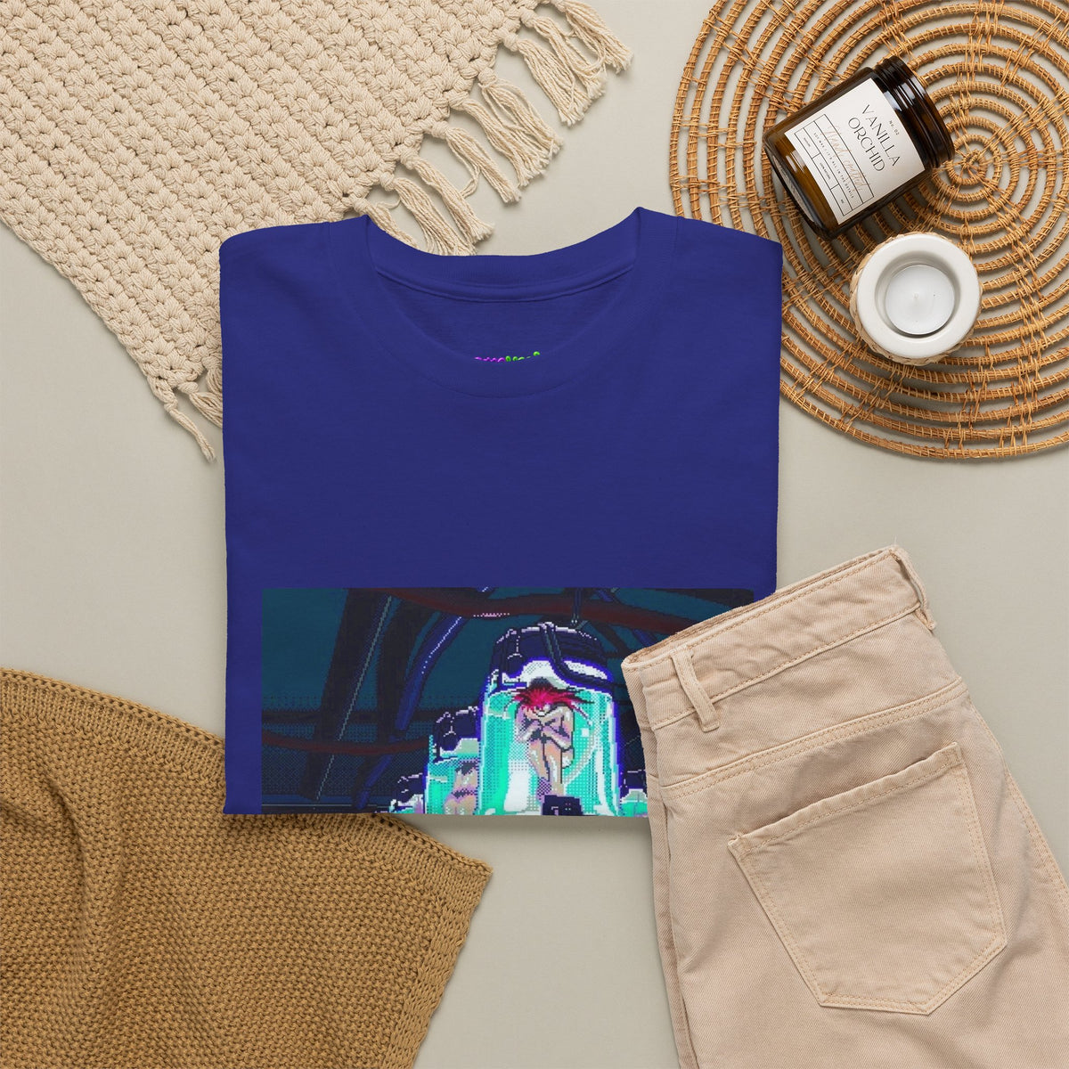 Cyanogenic Text Graphic Tee