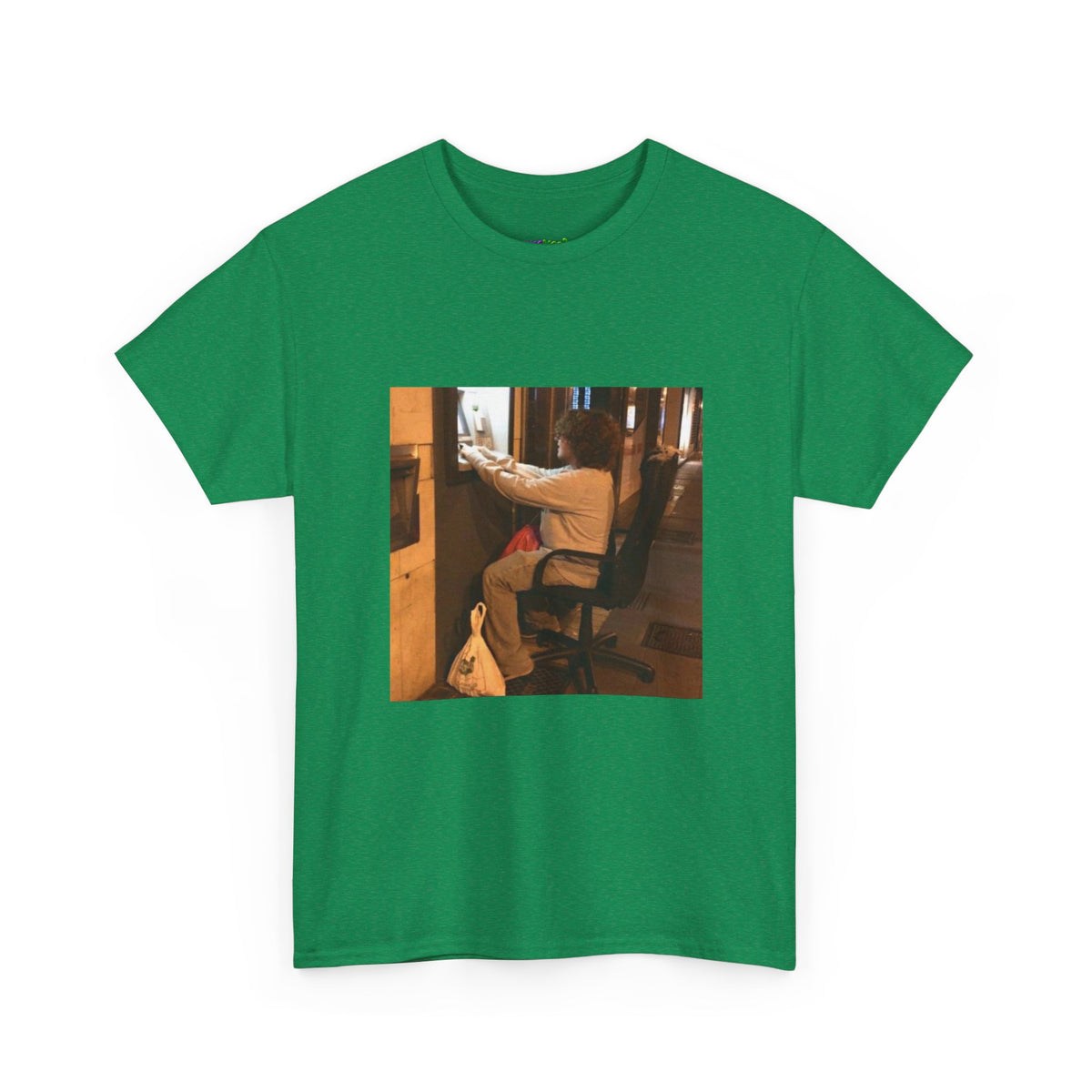 Gravity Defying Green Graphic Tee