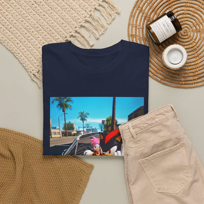 Shadow The Hedgehog Driving With Attitude Tee