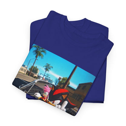 Shadow The Hedgehog Driving With Attitude Tee