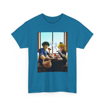 Spike Spiegel And Princess Peach Fast Food Smoke