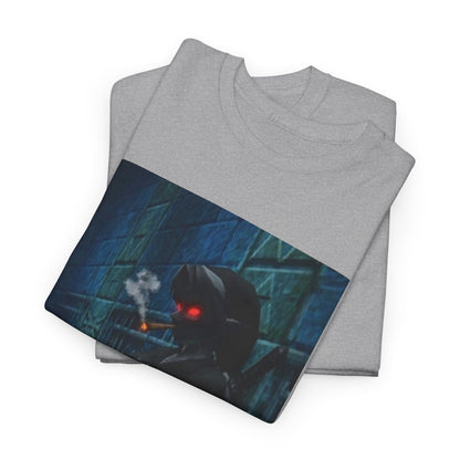 Dark Elf Smoking Blunt In Dungeon Tee