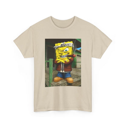 Gangster Sponge Winking and Smoking