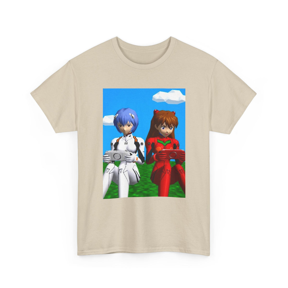 Rei And Asuka Gaming On PSPs Tee