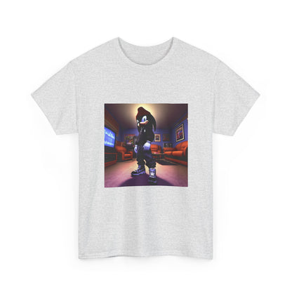 Edgy Hedgehog In Streetwear Drip Tee