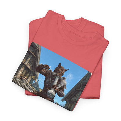 Neon Leaf Whisper Graphic Tee