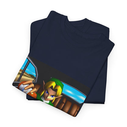 N64 Link Pouring Purple Lean Tee