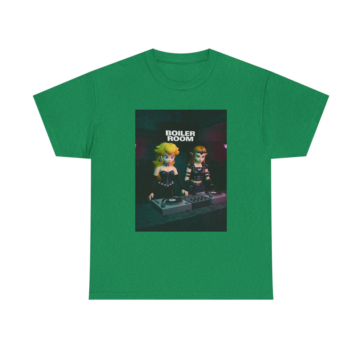 Gothic Peach and Zelda DJing Boiler Room Tee