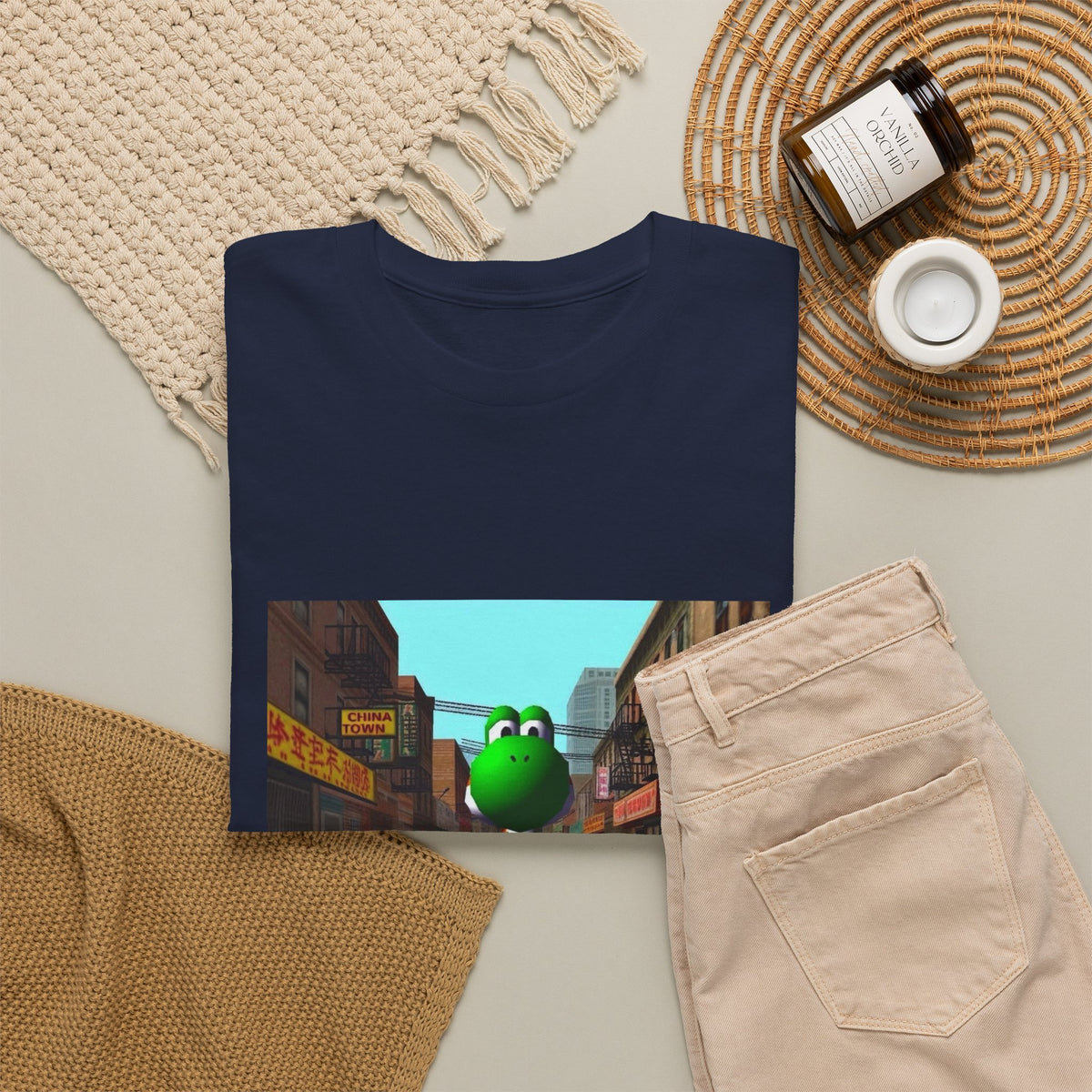 Yoshi Chilling In Chinatown Tee