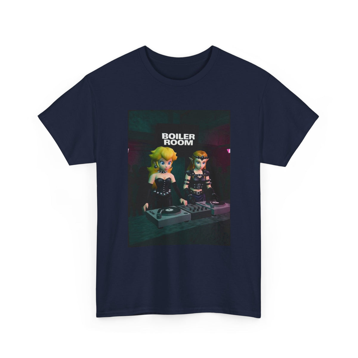 Gothic Peach and Zelda DJing Boiler Room Tee