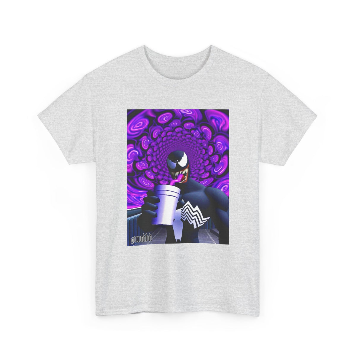Venom Sipping Lean in Hypnotic Haze Tee
