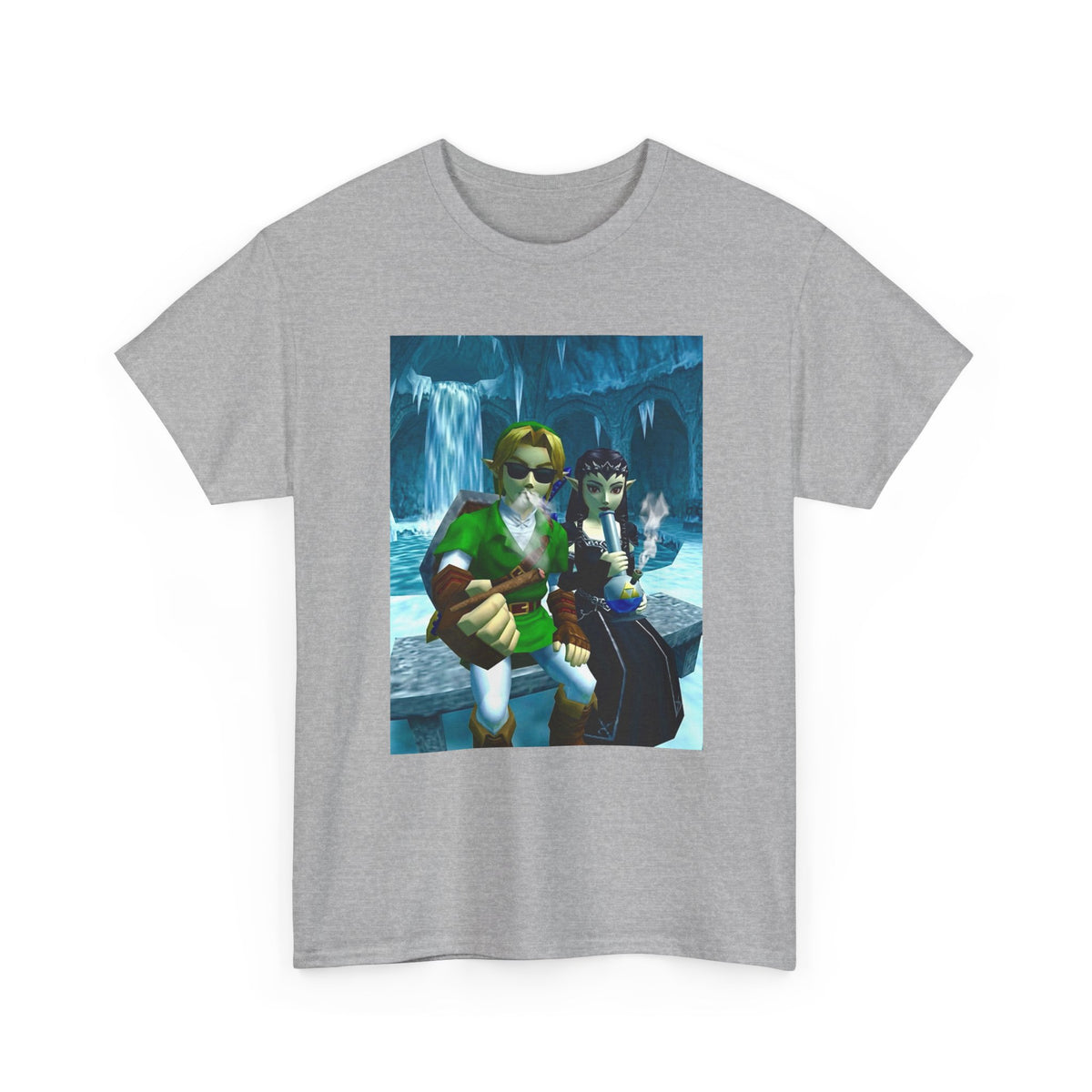 Hero and Dark Princess Chillin' in Ice Cave