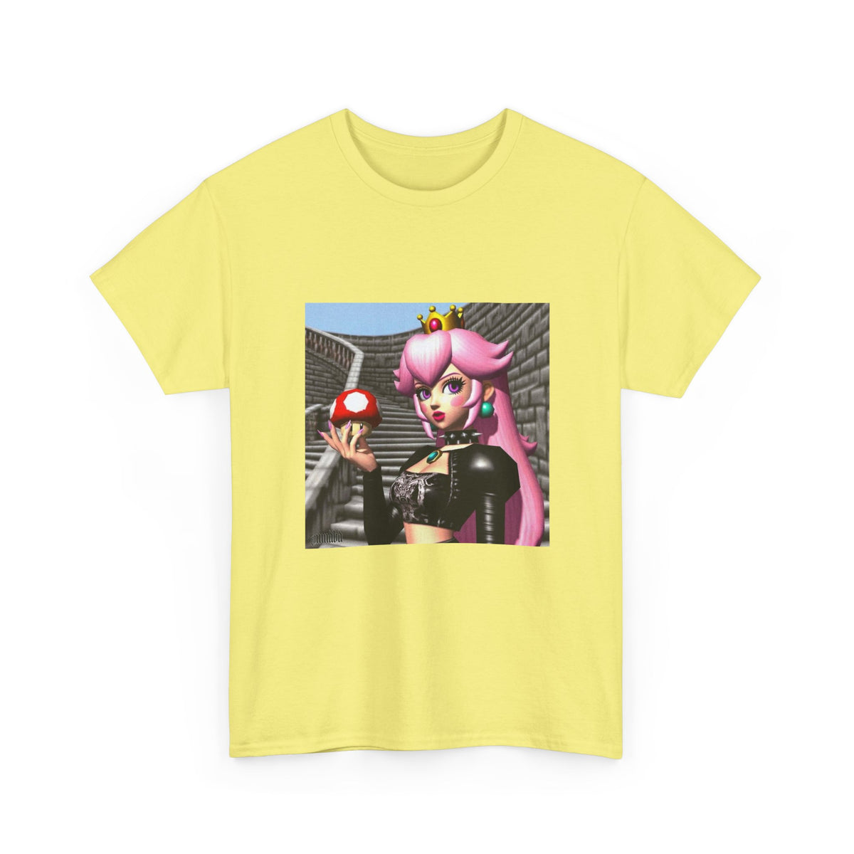 Gothic Princess Peach With Mushroom Tee