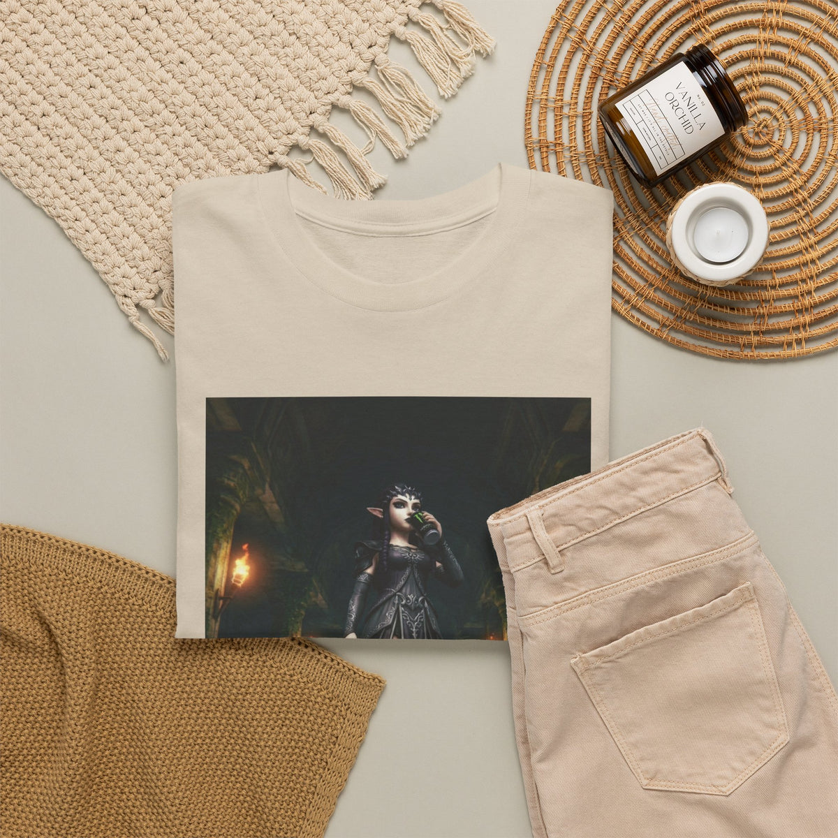 Dark Elf Warrior Energy Boost Tee