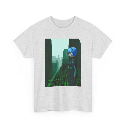 Neon Genesis Smoking Anime Girl Matrix Tee