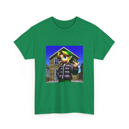 Edgy Hero Smoking And Flipping The Bird Tee