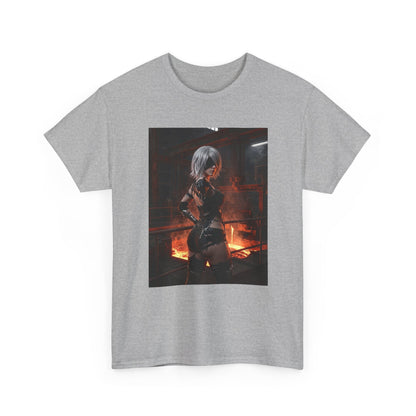 2B Pointing in Fiery Industrial Zone Tee