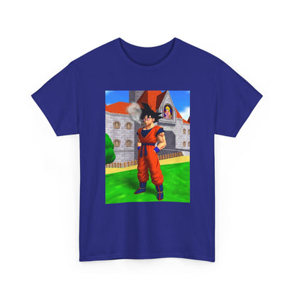 Goku Blazing Outside Peach's Castle Tee