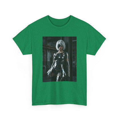 Chrome 2B Leaning In Industrial Scene