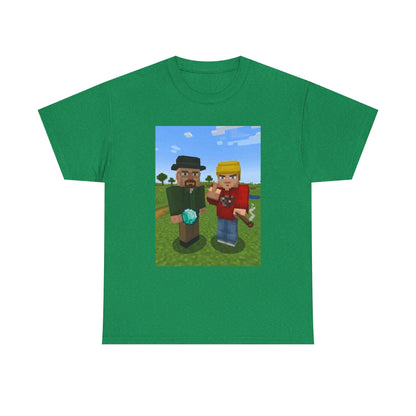 Pixelated Duo In The Green Field Tee