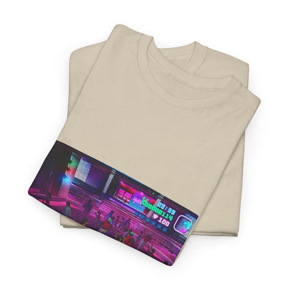 Neon Ember Flow Graphic Tee