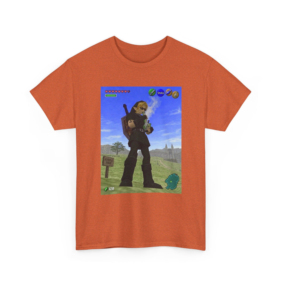 Dark Link Hitting The Bong Tee