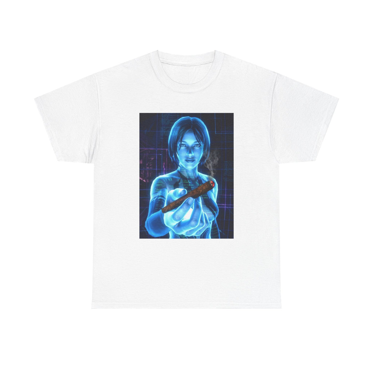 Holographic AI Offering You A Blunt Tee