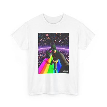 Batman Flips Off Reality On Psychedelic Tee