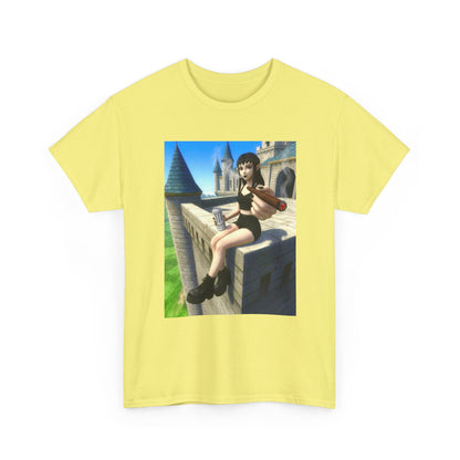 Elf Babe Chilling With Cigar And Drink Tee