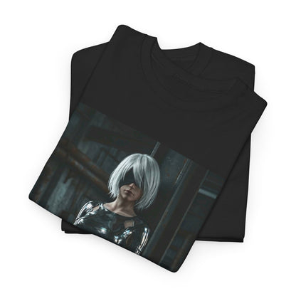 Chrome 2B Leaning In Industrial Scene