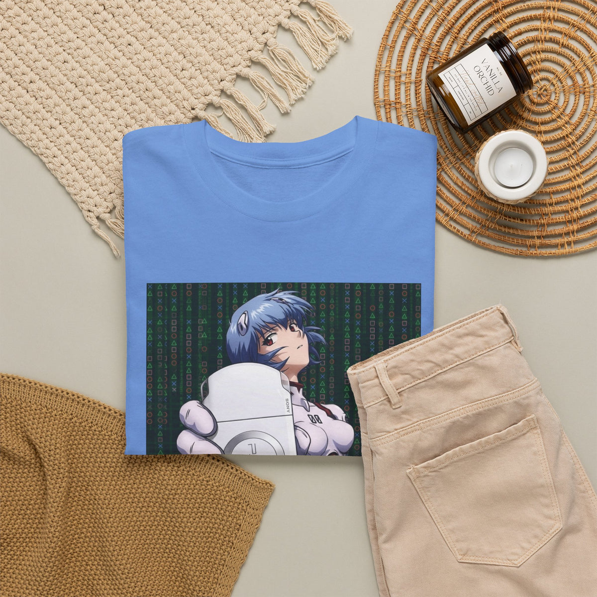 Rei Ayanami Gaming In The Matrix