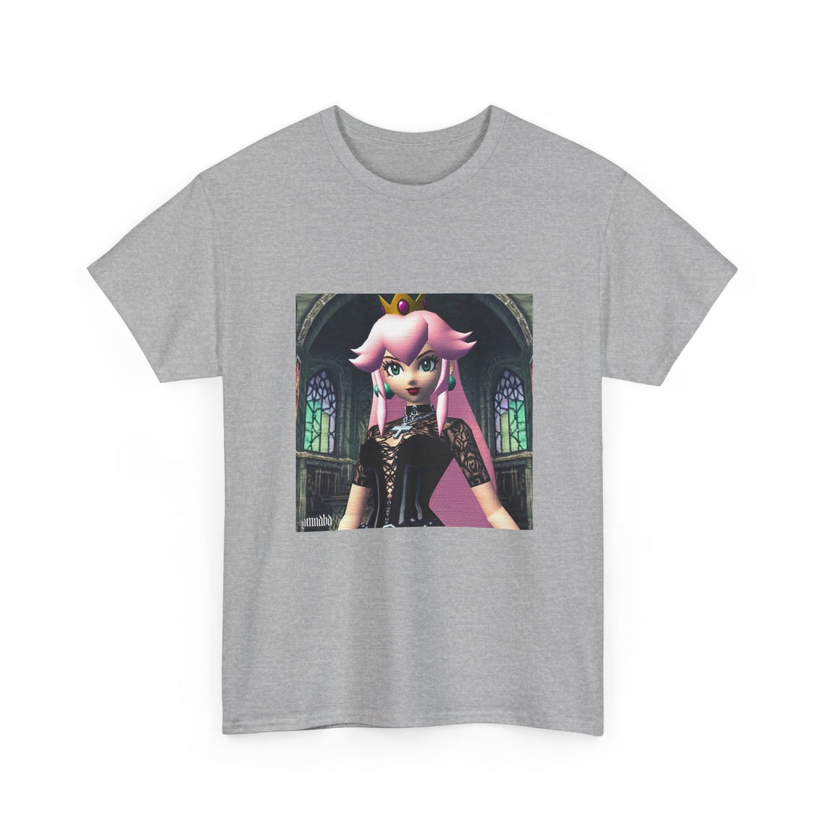 Goth Princess Peach In The Castle Tee