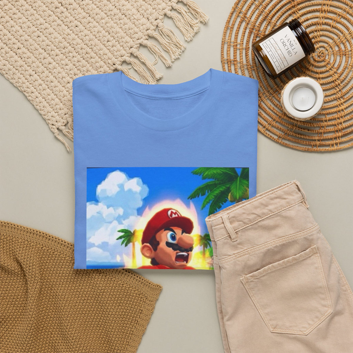 Super Buff Mario Power-Up Tee