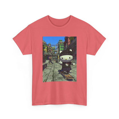 Punk Hello Kitty Flipping The Bird Tee