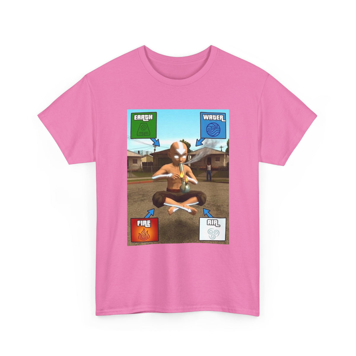 Aang Bending Smoke Elements Tee