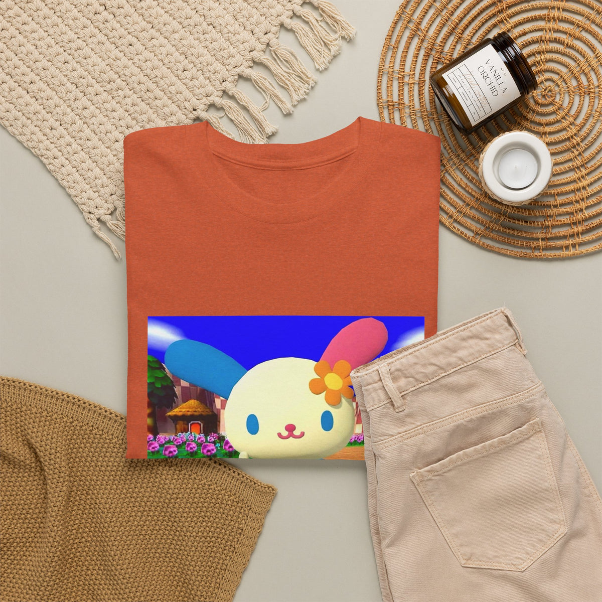 Cute Bunny Giving The Finger Tee