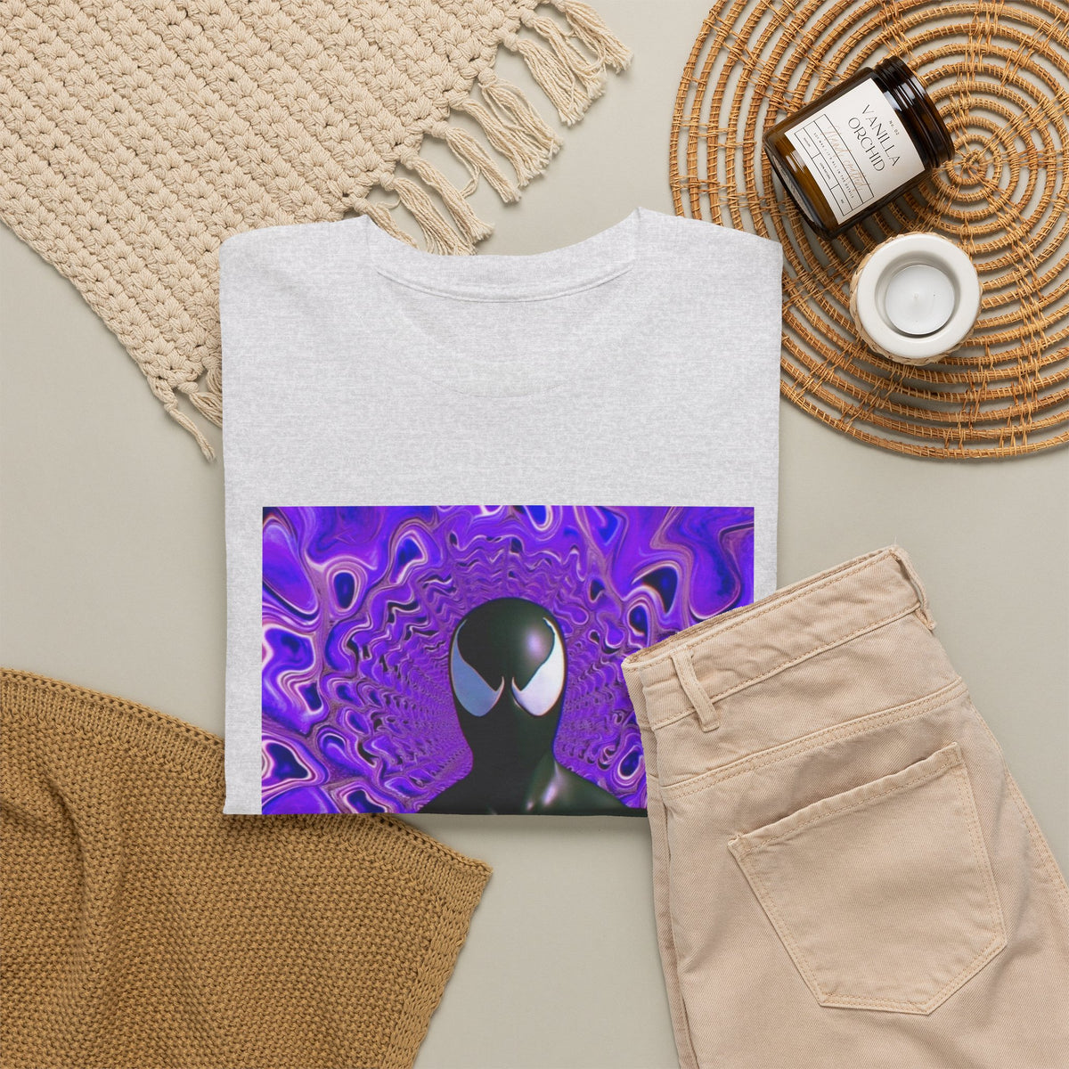 Venom Spider-Man Holding Purple Double Cup