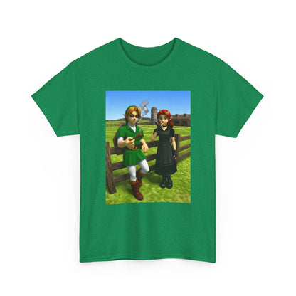 Link And Malon Smoking On The Farm Tee
