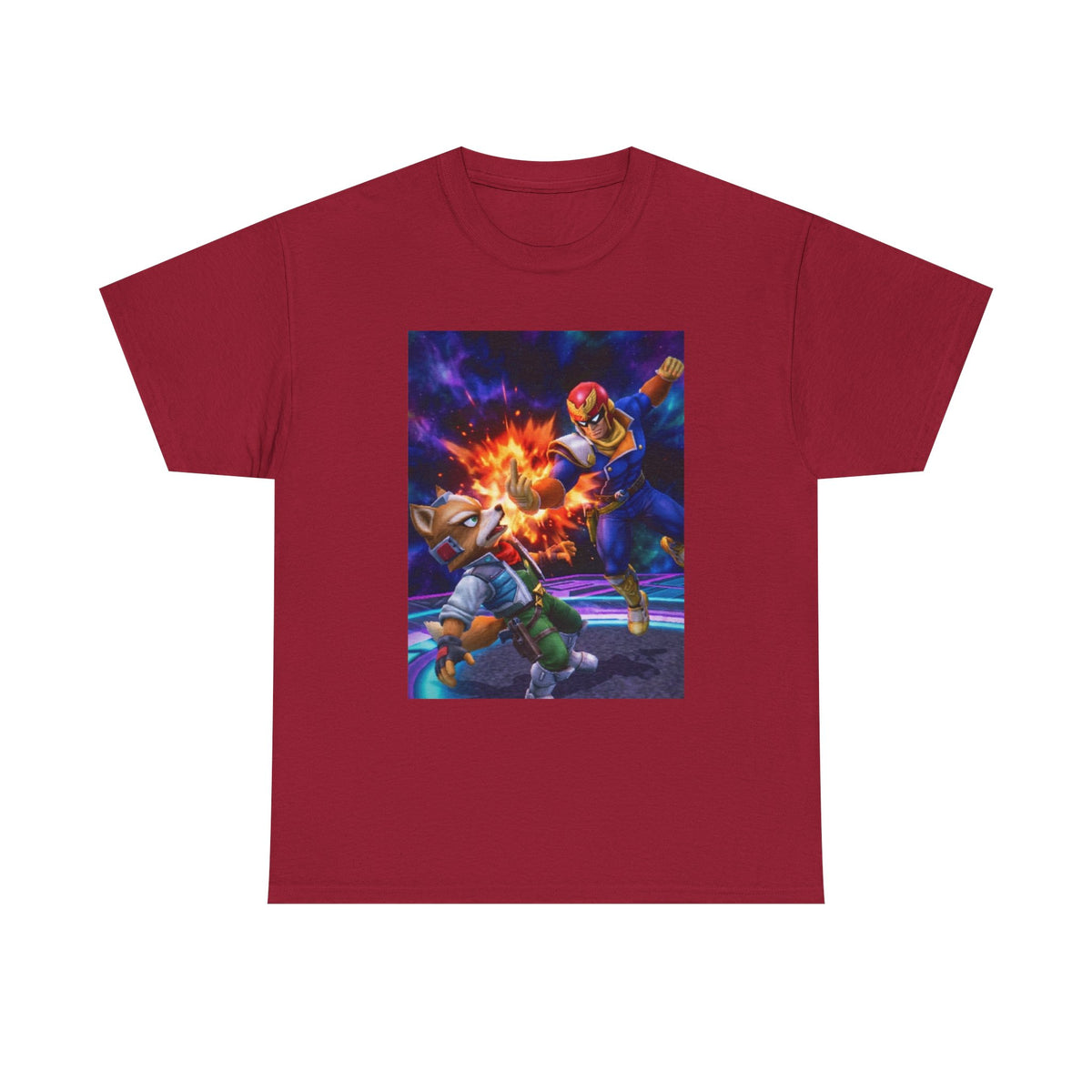 Falcon Punch Fox Flipping The Bird Tee