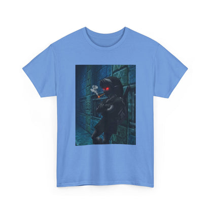 Dark Elf Smoking Blunt In Dungeon Tee