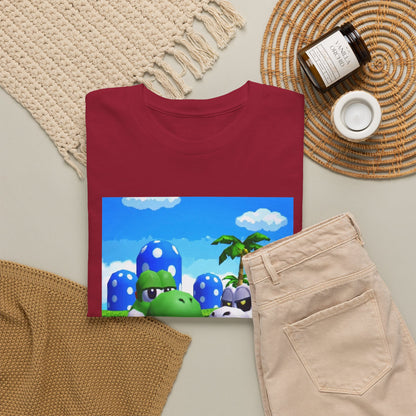 Yoshi And Dry Bones Flipping Off Tee