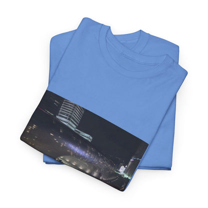 Space Station Floating Above Earth Tee