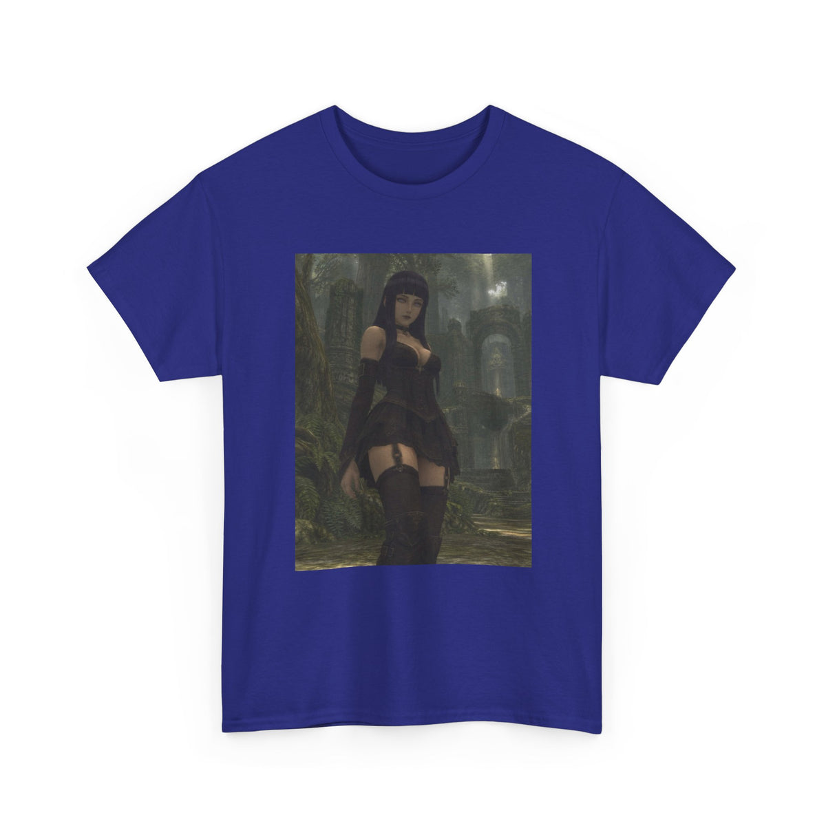 Gothic Byakugan Hinata In Ruined Forest