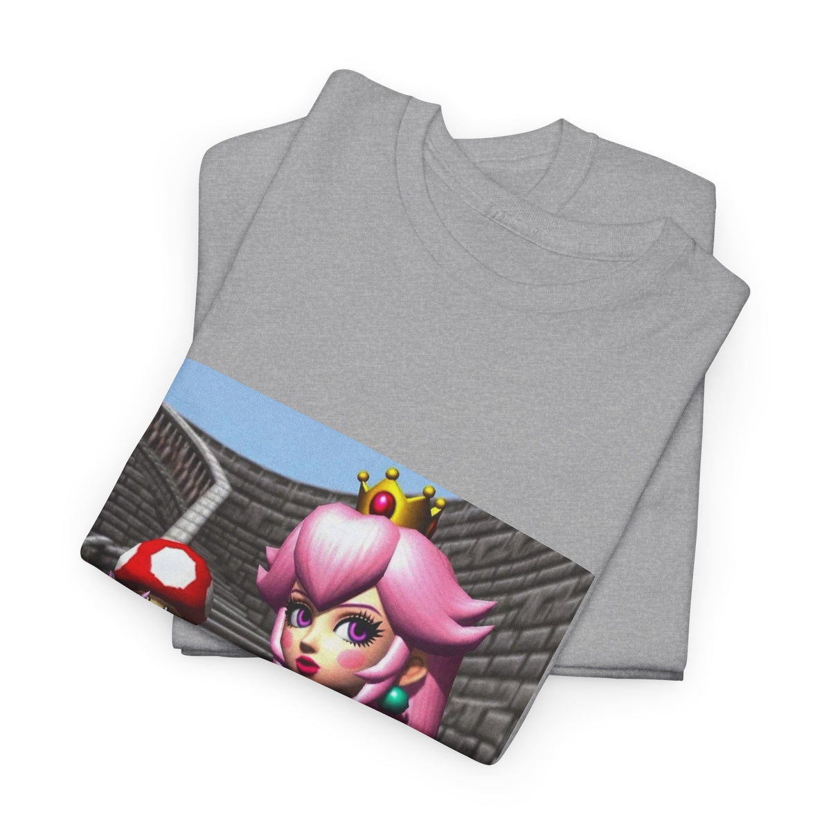 Gothic Princess Peach With Mushroom Tee