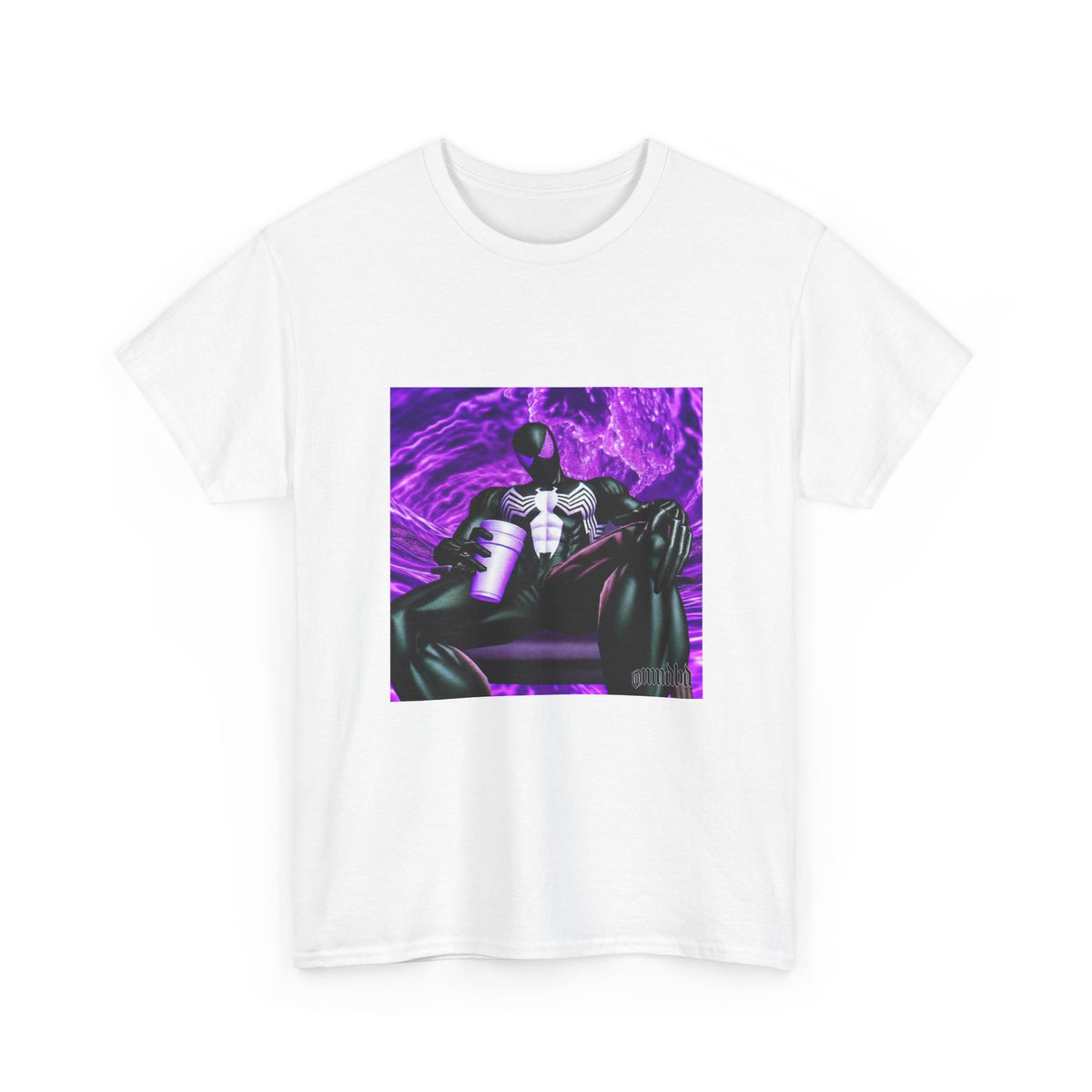 Symbiote Spider-Man Chilling with Lean Tee