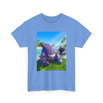 Gengar And Gastly Chilling On Beach Tee